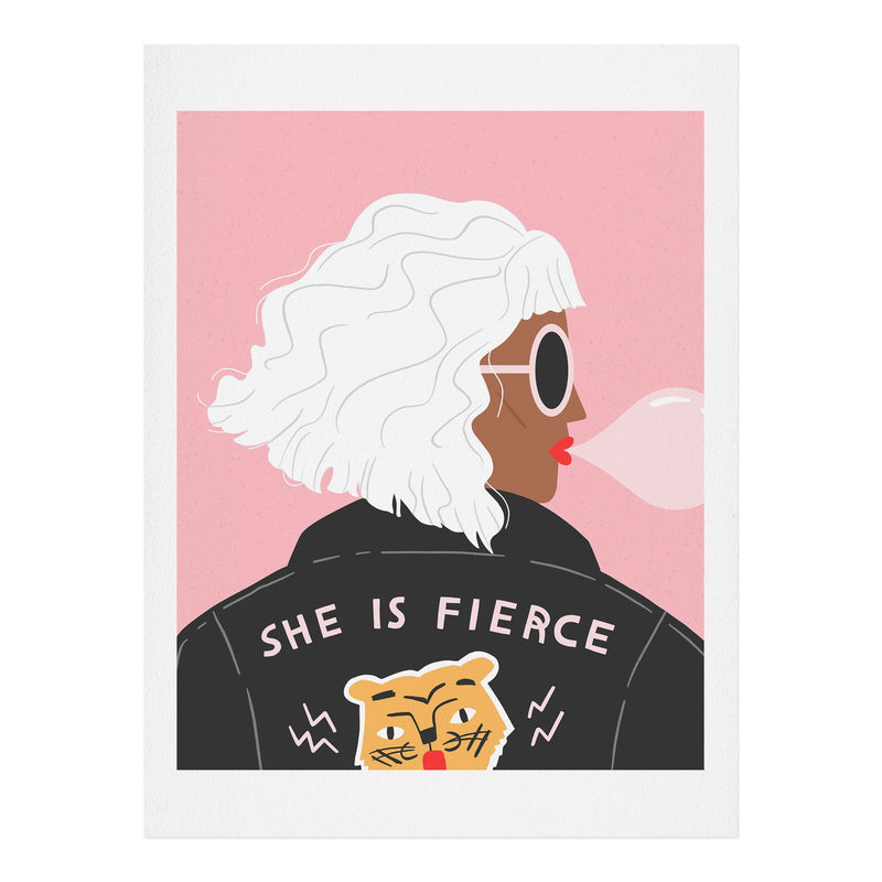 CHARLY CLEMENTS 'SHE IS FIERCE' 8X10 PRINT